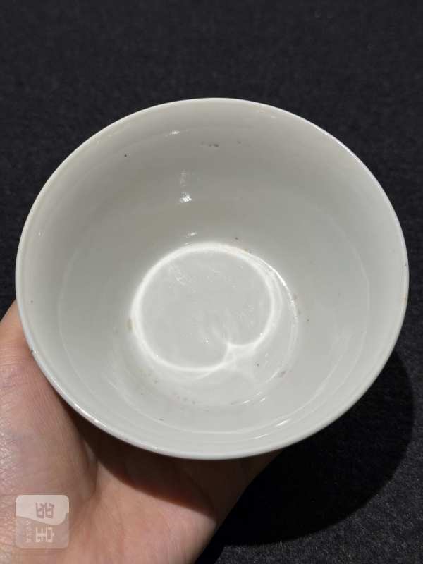 清雍正 粉彩折枝花卉纹马蹄杯一组十只 - 图6
